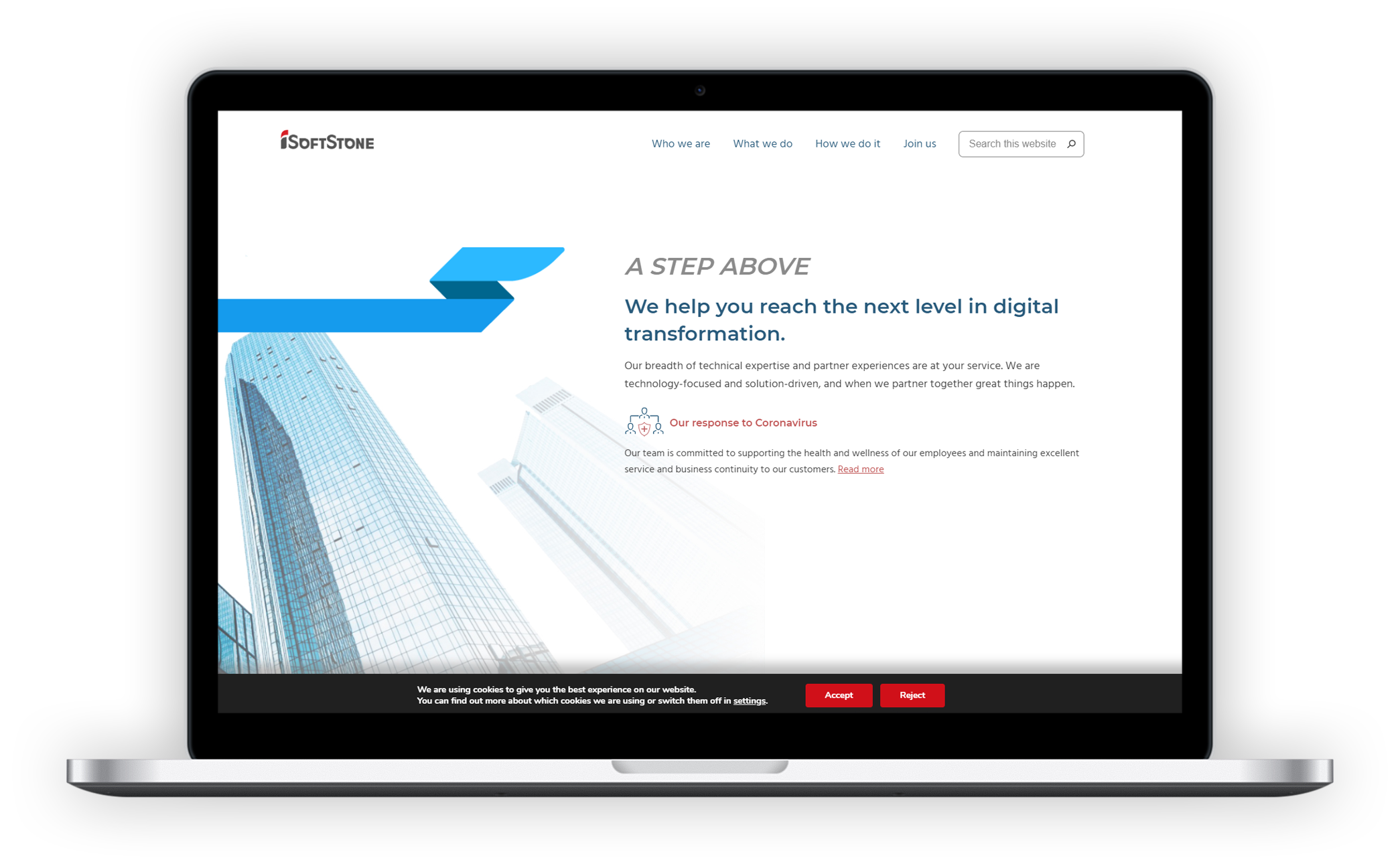 iSoftStone company website revamp