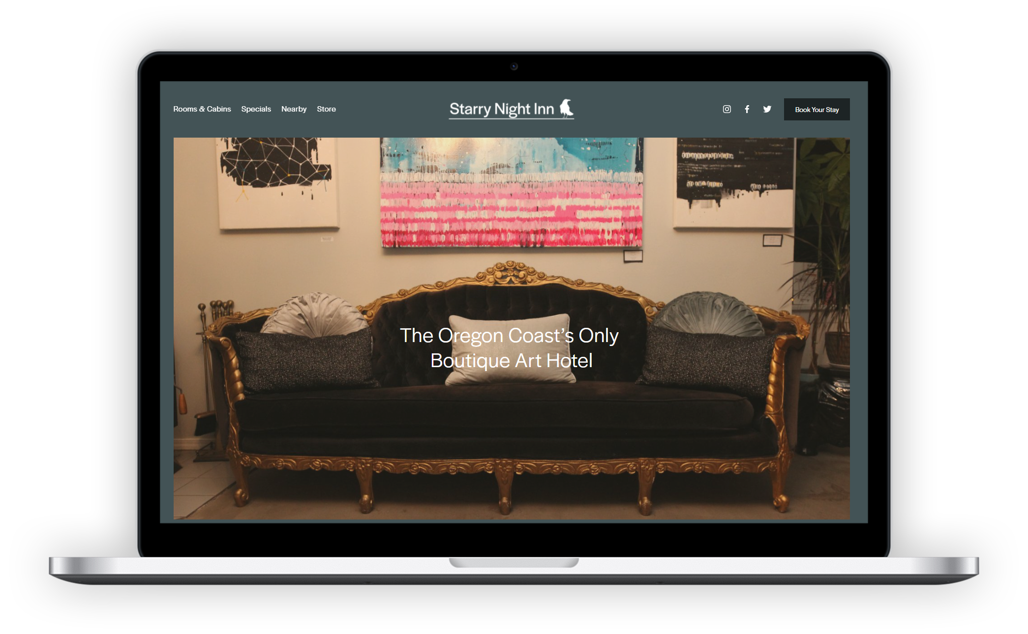 A new website for the Starry Night Inn